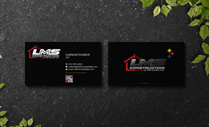 Visitenkarten-Design von Verified artistry (Design garden) für LMS Construction and Remodeling, LLC | Design: #28773025