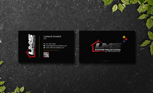 Visitenkarten-Design von Verified artistry (Design garden) für LMS Construction and Remodeling, LLC | Design: #28773026