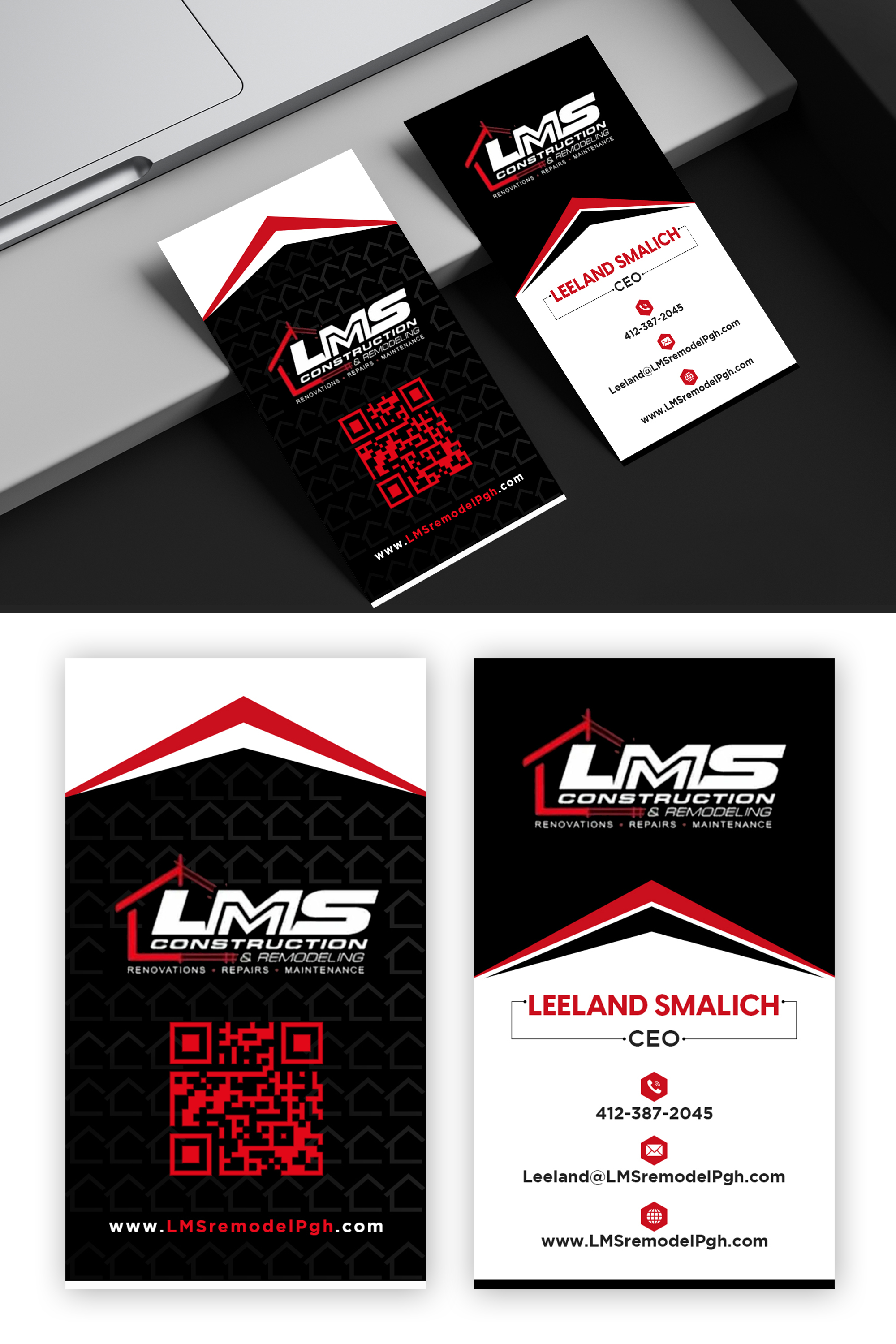 Visitenkarten-Design von debdesign für LMS Construction and Remodeling, LLC | Design #28770697