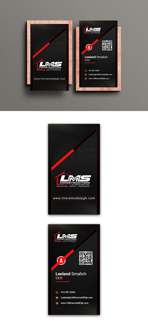 Visitenkarten-Design von debdesign für LMS Construction and Remodeling, LLC | Design: #28772219