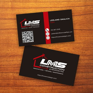 LMS Construction and Remodeling | Visitenkarten-Design von Wally_F