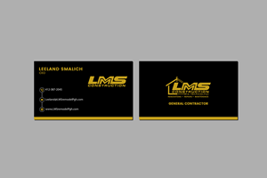 Visitenkarten-Design von Creations Box 2015 für LMS Construction and Remodeling, LLC | Design: #28773543