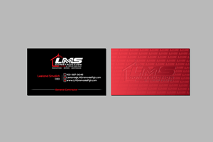 Visitenkarten-Design von Creations Box 2015 für LMS Construction and Remodeling, LLC | Design: #28773546
