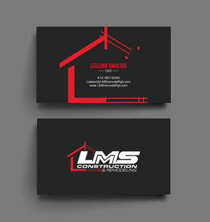 Visitenkarten-Design von chandrayaan.creative für LMS Construction and Remodeling, LLC | Design: #28770668