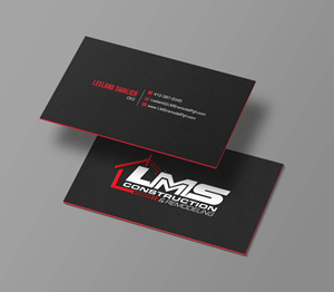 Visitenkarten-Design von chandrayaan.creative für LMS Construction and Remodeling, LLC | Design: #28770672