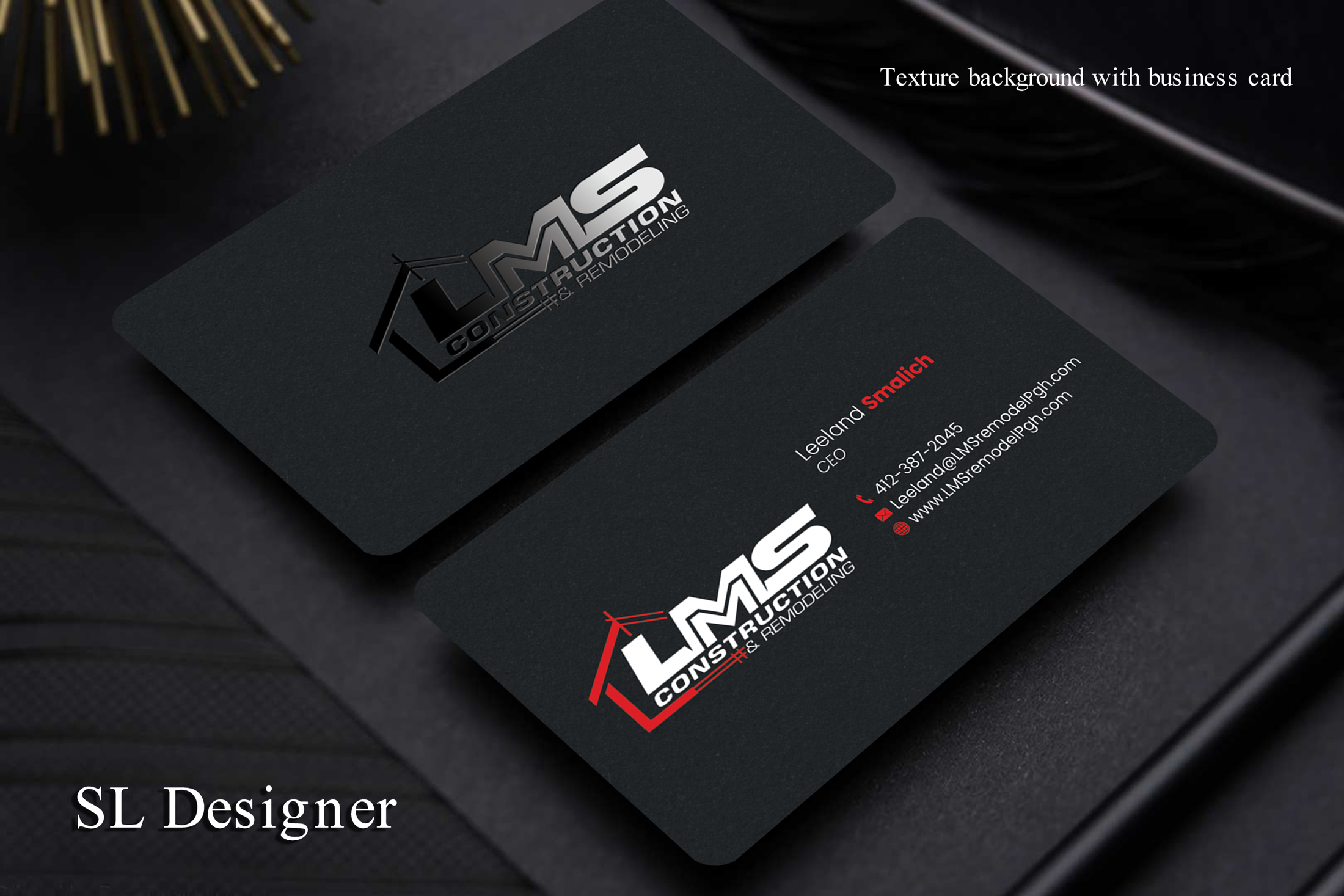 Visitenkarten-Design von SL Designer für LMS Construction and Remodeling, LLC | Design #28768995