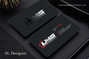 Visitenkarten-Design von SL Designer für LMS Construction and Remodeling, LLC | Design: #28768995