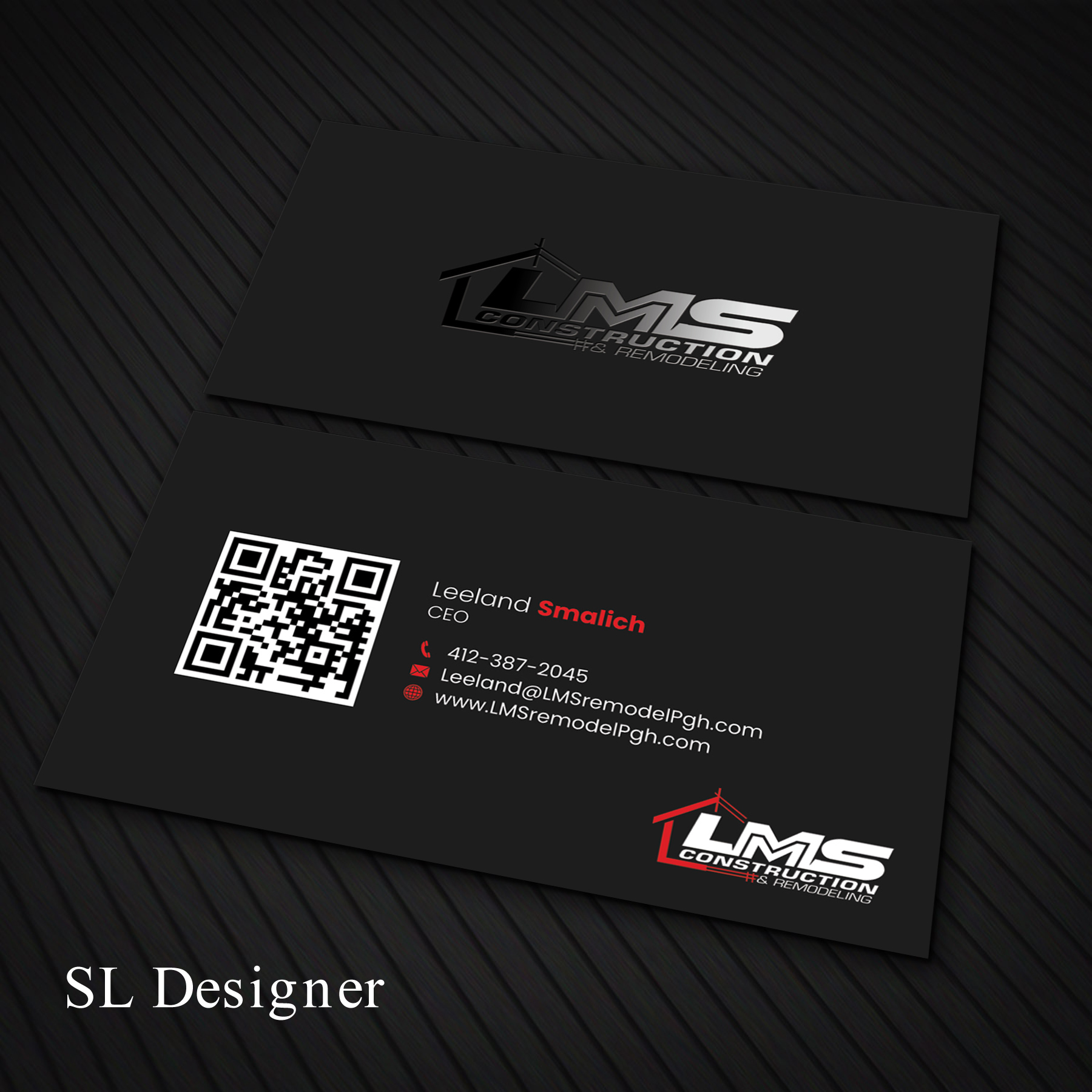 Visitenkarten-Design von SL Designer für LMS Construction and Remodeling, LLC | Design #28768996