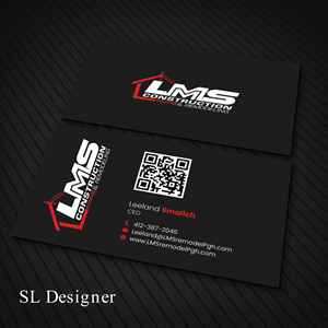 Visitenkarten-Design von SL Designer für LMS Construction and Remodeling, LLC | Design: #28768997