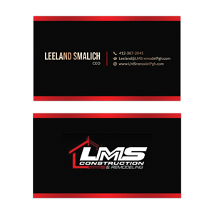 Design de Carte de Visite par T.R pour LMS Construction and Remodeling, LLC | Design #28773549