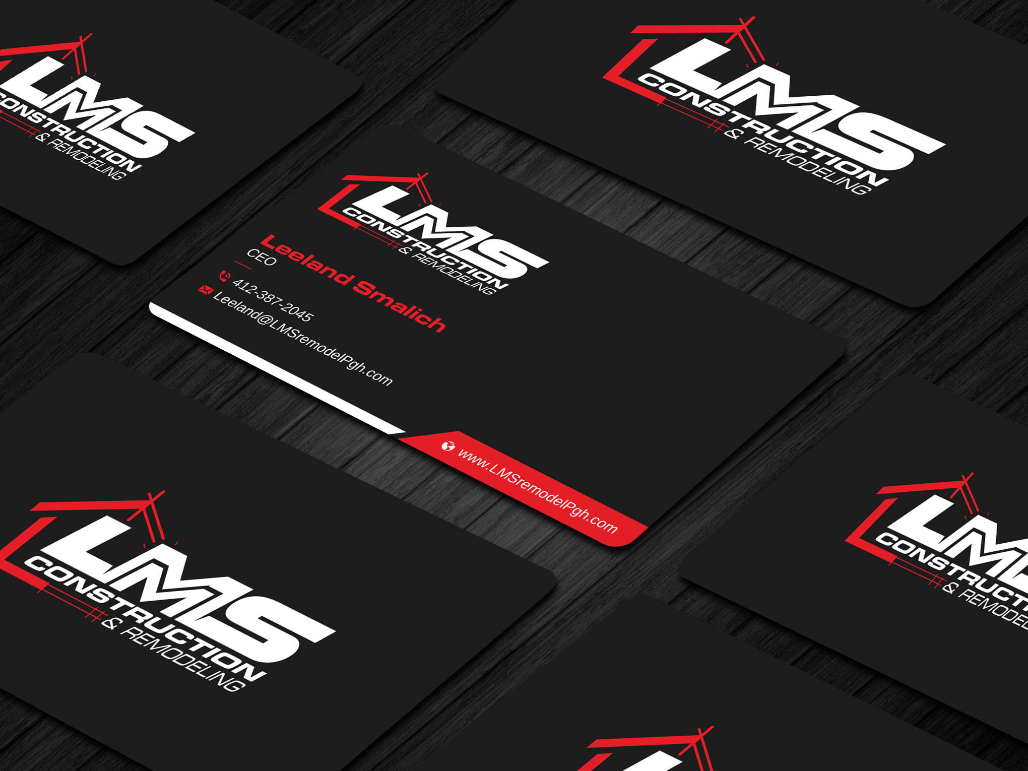 Diseño de Tarjeta de Presentación por Uttom 2 para LMS Construction and Remodeling, LLC | Diseño #28767715