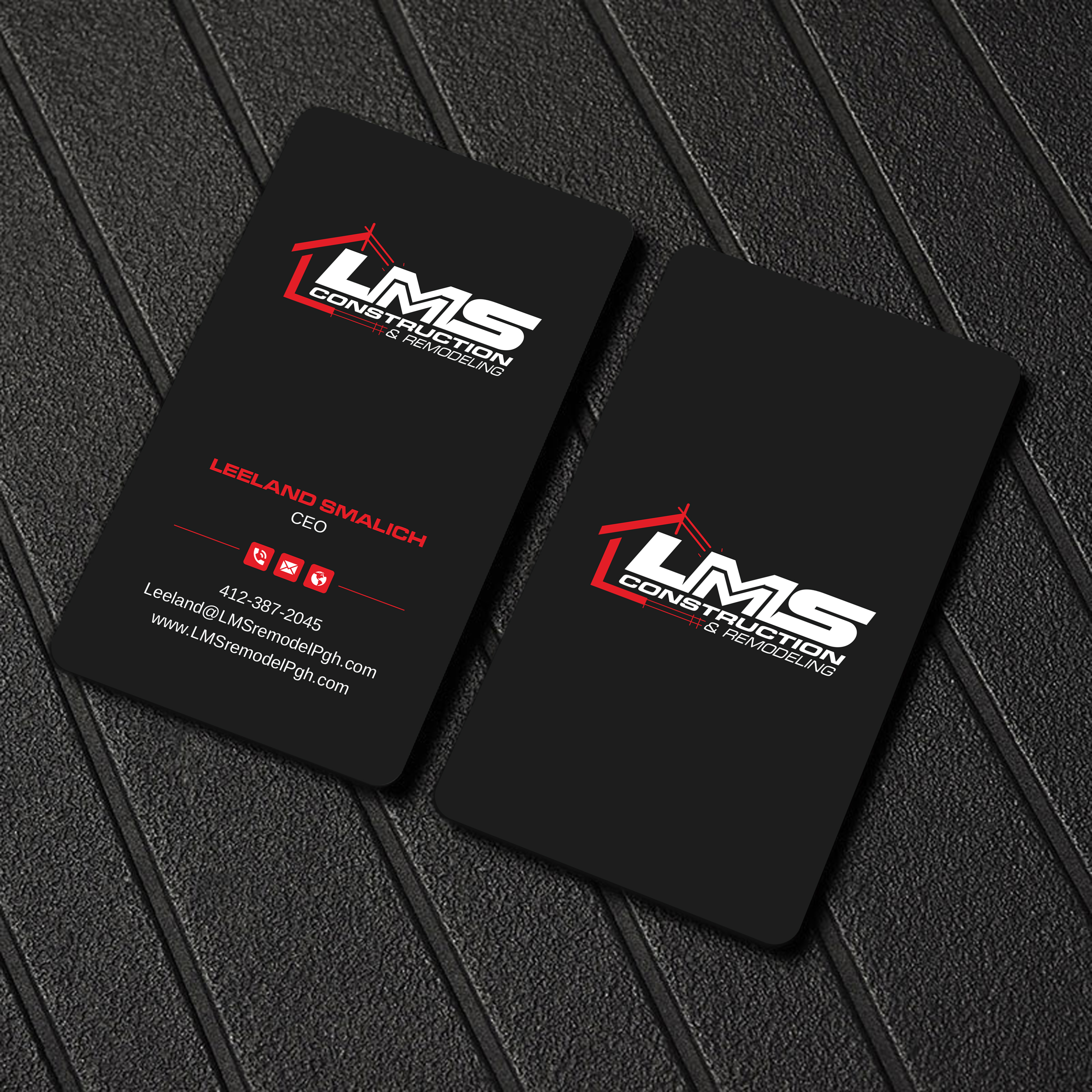 Business Card Design by Uttom 2 for LMS Construction and Remodeling, LLC | Design #28767953
