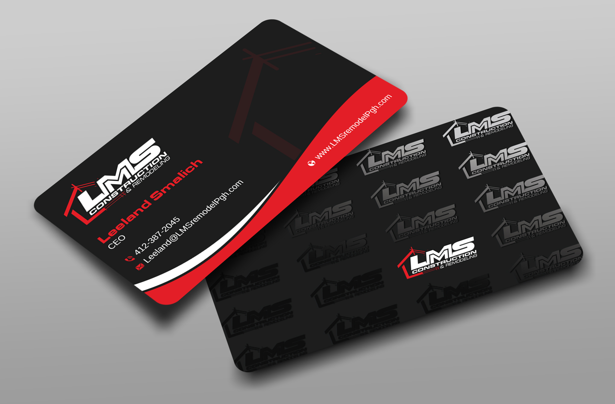 Diseño de Tarjeta de Presentación por Uttom 2 para LMS Construction and Remodeling, LLC | Diseño #28768804