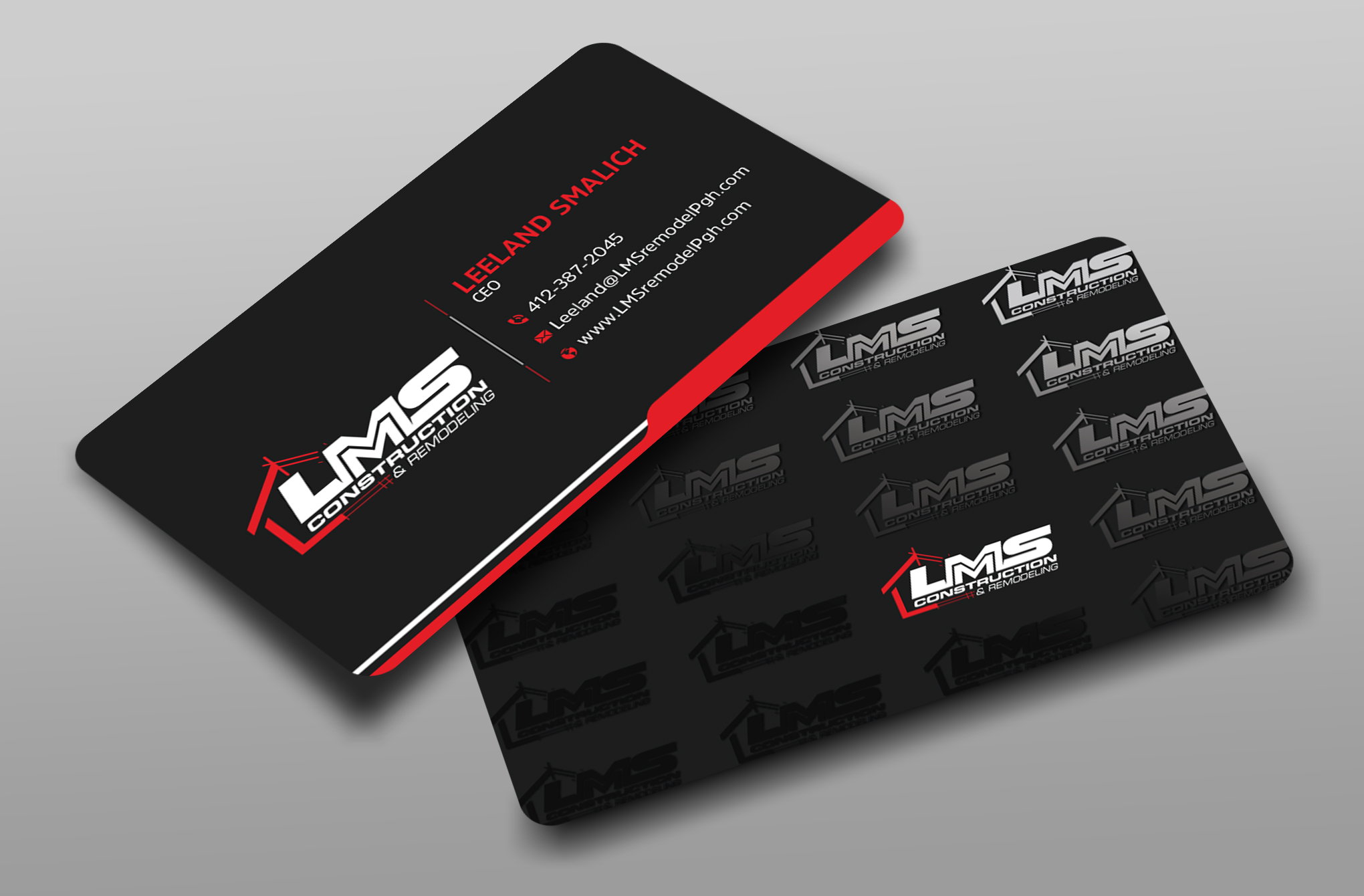 Diseño de Tarjeta de Presentación por Uttom 2 para LMS Construction and Remodeling, LLC | Diseño #28768806