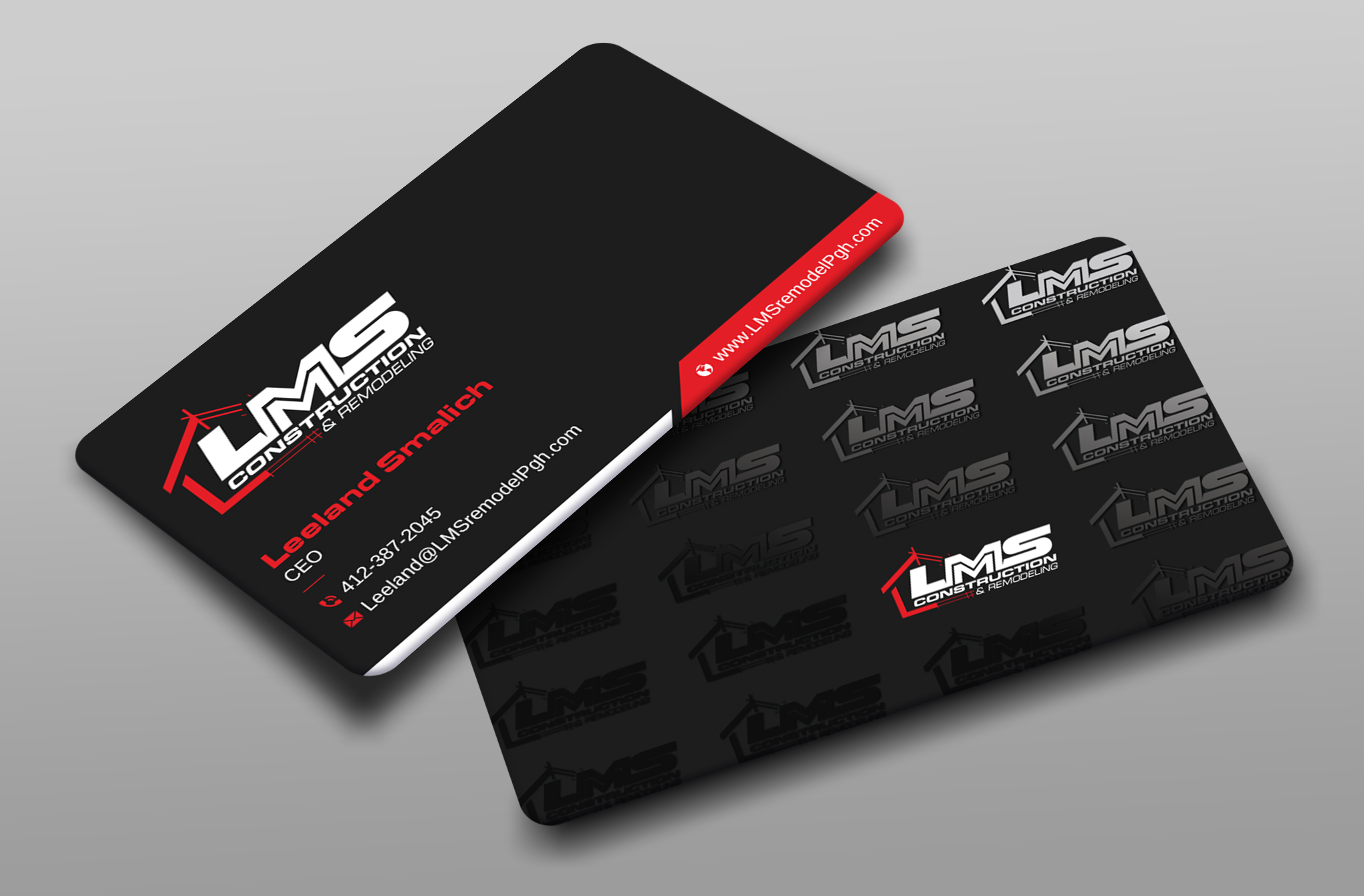Visitenkarten-Design von Uttom 2 für LMS Construction and Remodeling, LLC | Design #28768818