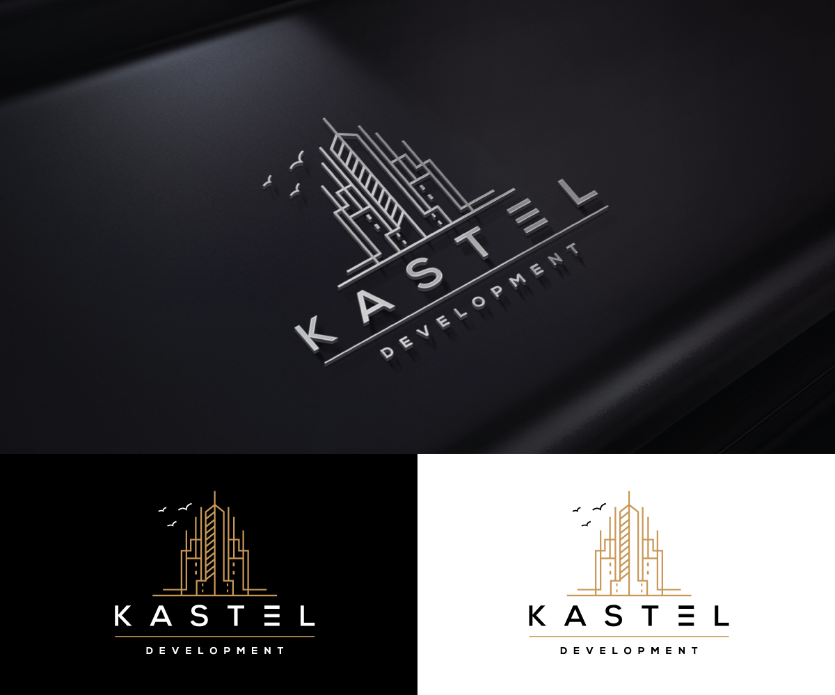 Logo Design by step forward 2 for Kastel Development | Design #28770666