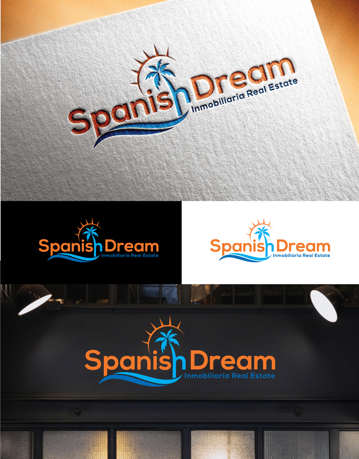 Logo Design by sol design2 for Spanish Dream Real Estate S.L., B75628917 | Design #28770718