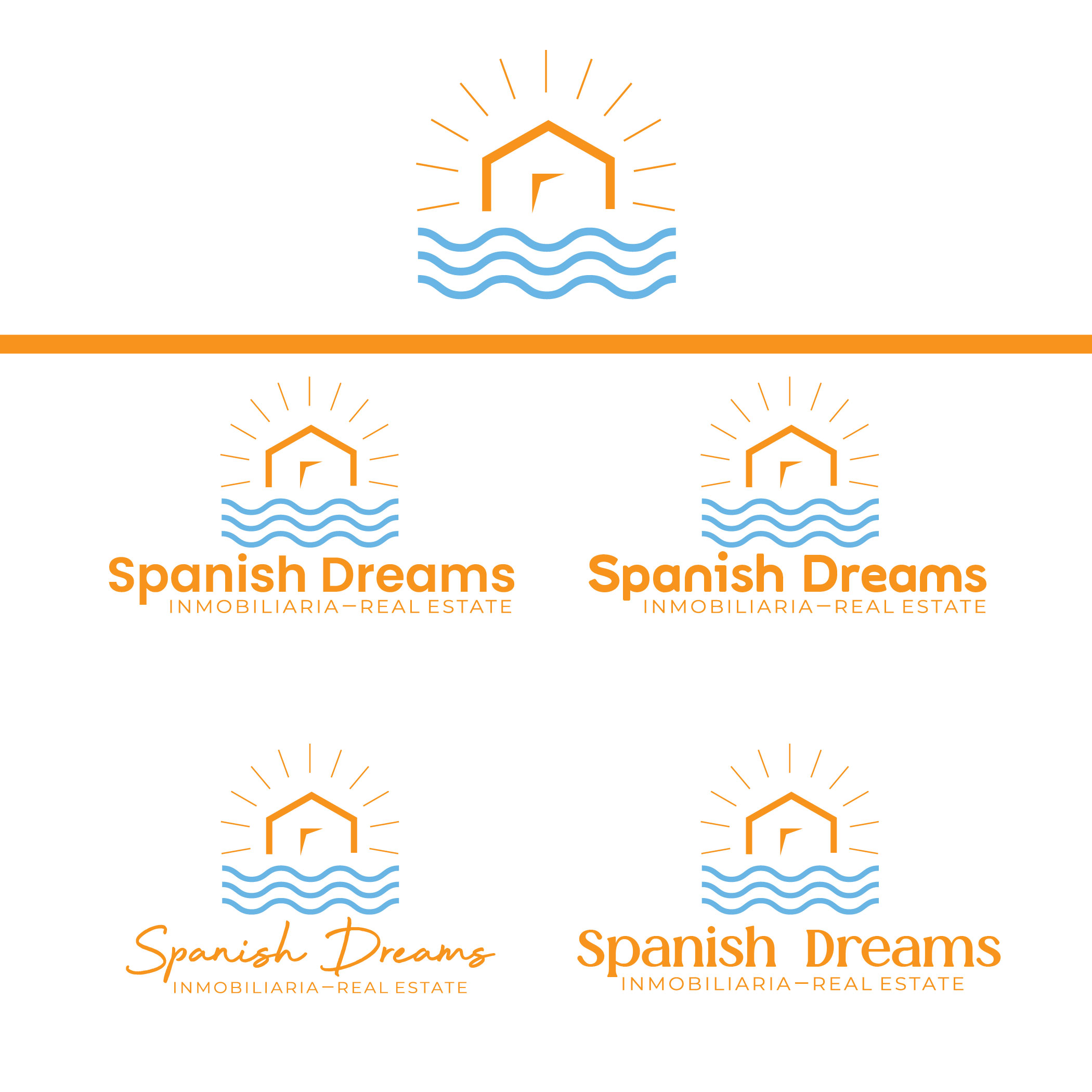 Logo Design by ILLUSTRATOR PRO for Spanish Dream Real Estate S.L., B75628917 | Design #28784848