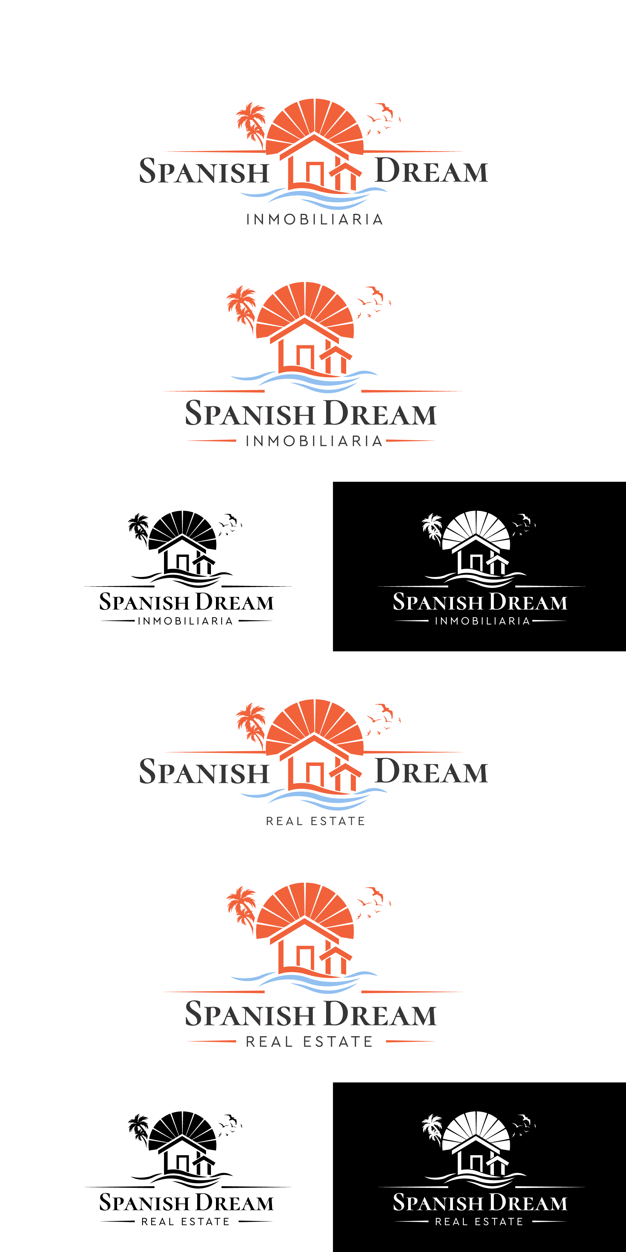 Logo Design by Idea Master Plus for Spanish Dream Real Estate S.L., B75628917 | Design #28770833