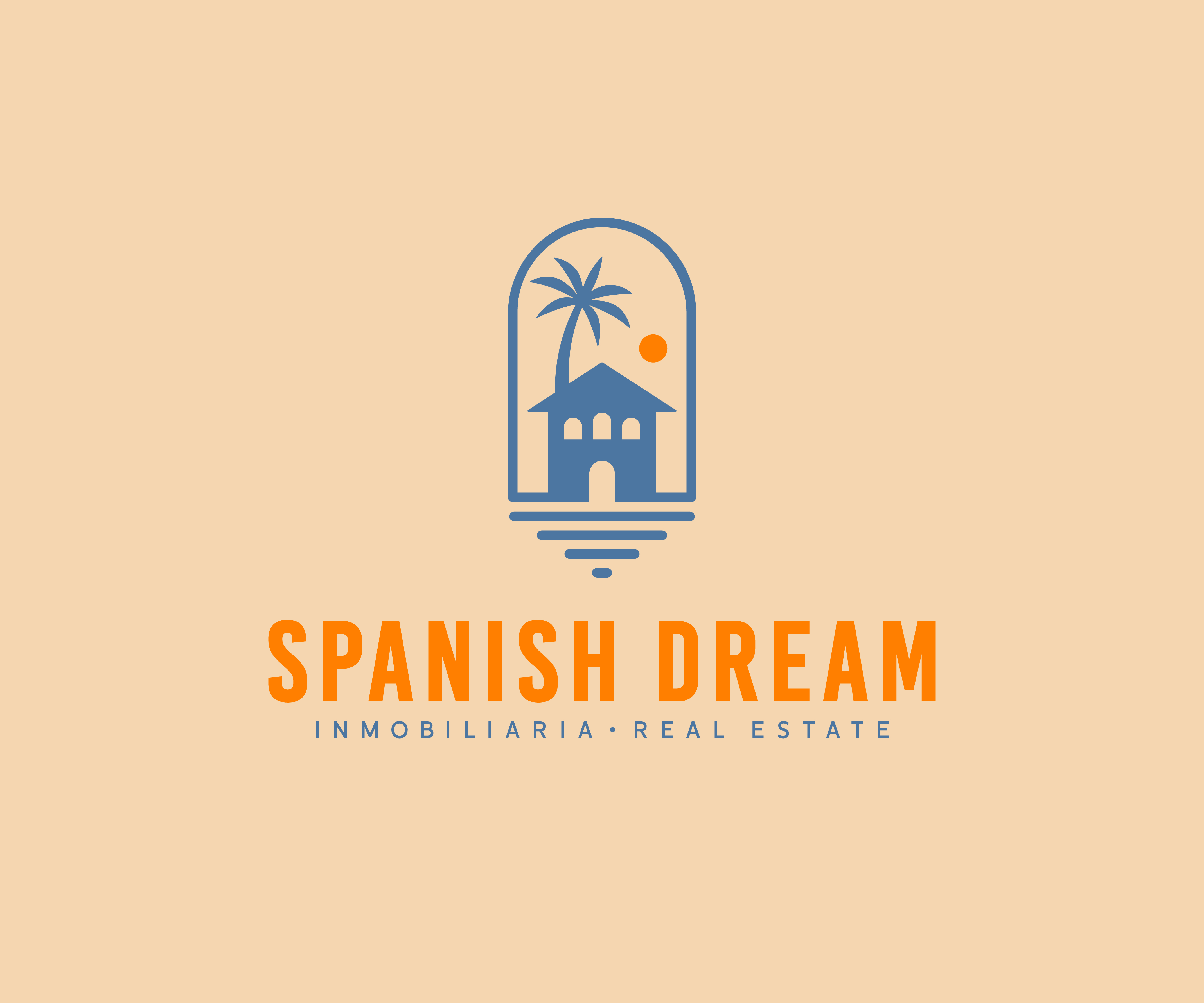 Logo Design by Coffee Bean Studio for Spanish Dream Real Estate S.L., B75628917 | Design #28817312