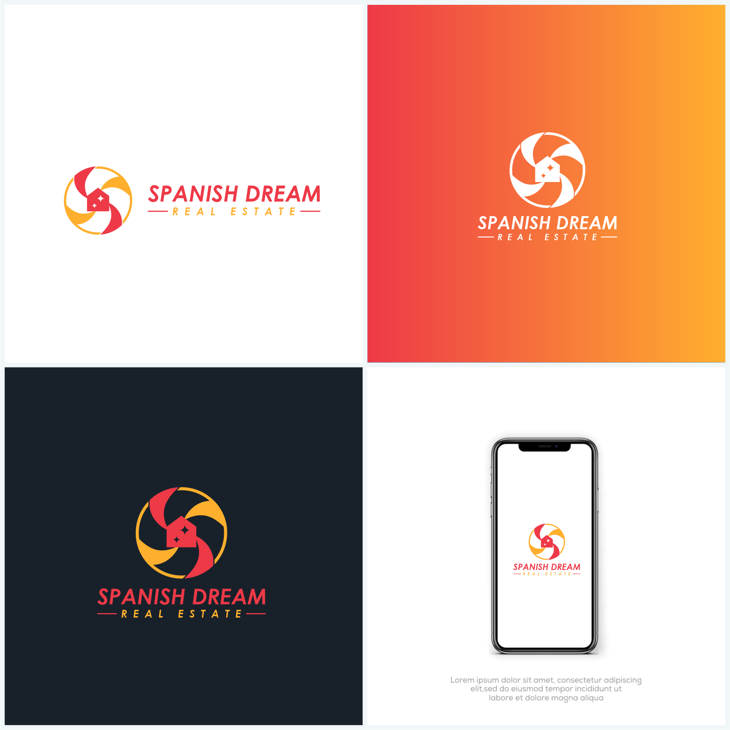 Logo Design by mike edan for Spanish Dream Real Estate S.L., B75628917 | Design #28784277