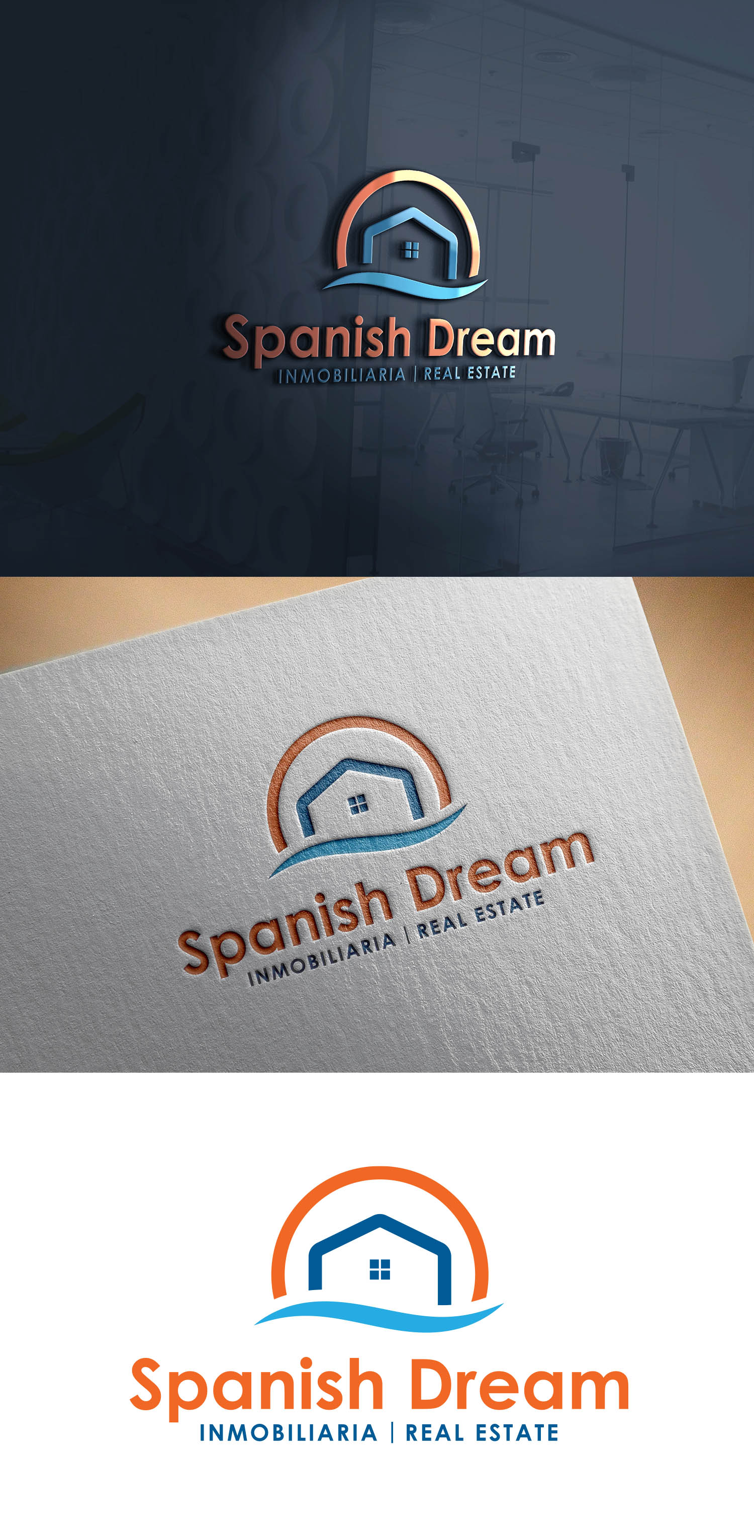 Logo Design by sariaka for Spanish Dream Real Estate S.L., B75628917 | Design #28801744