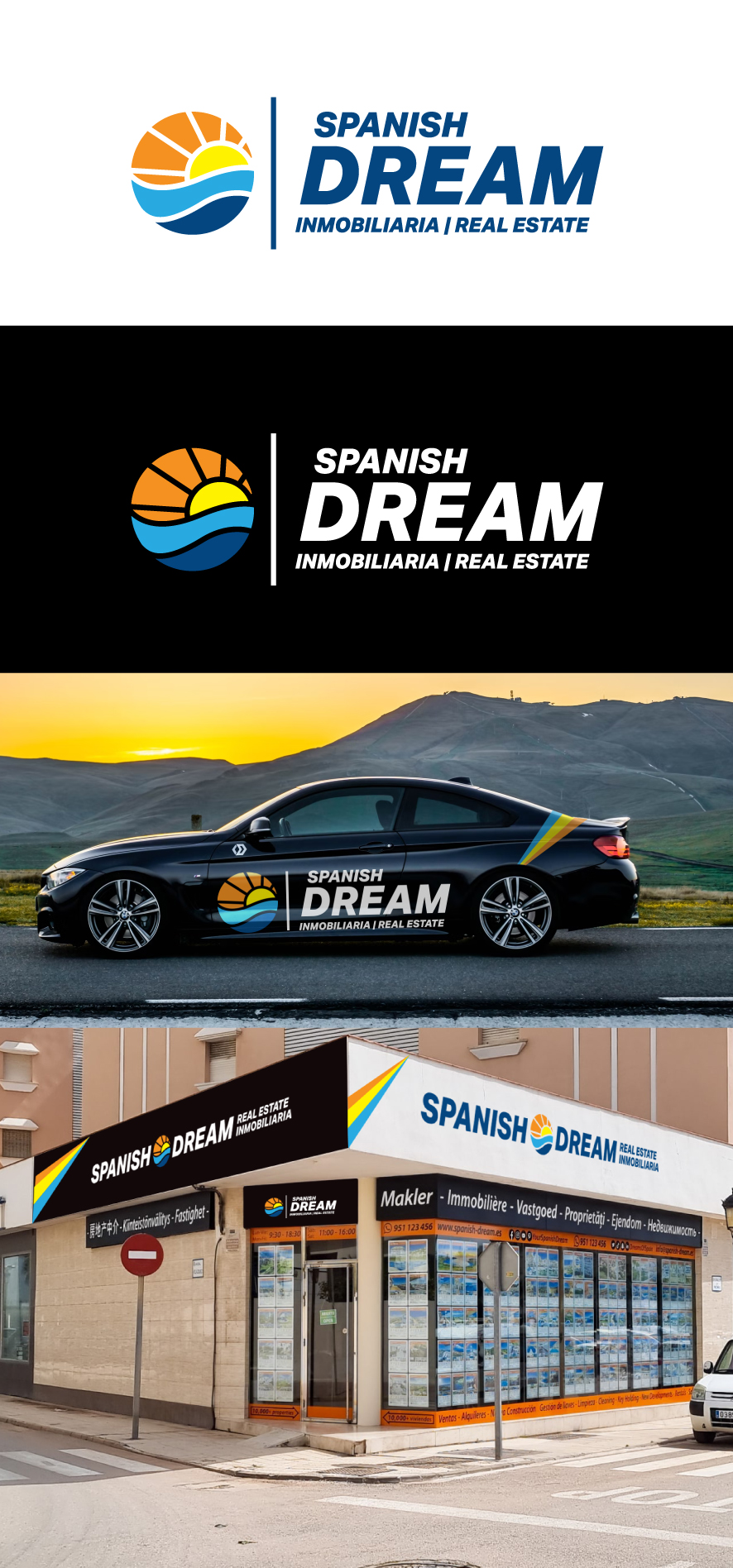 Logo Design by raigraphics for Spanish Dream Real Estate S.L., B75628917 | Design #28777026