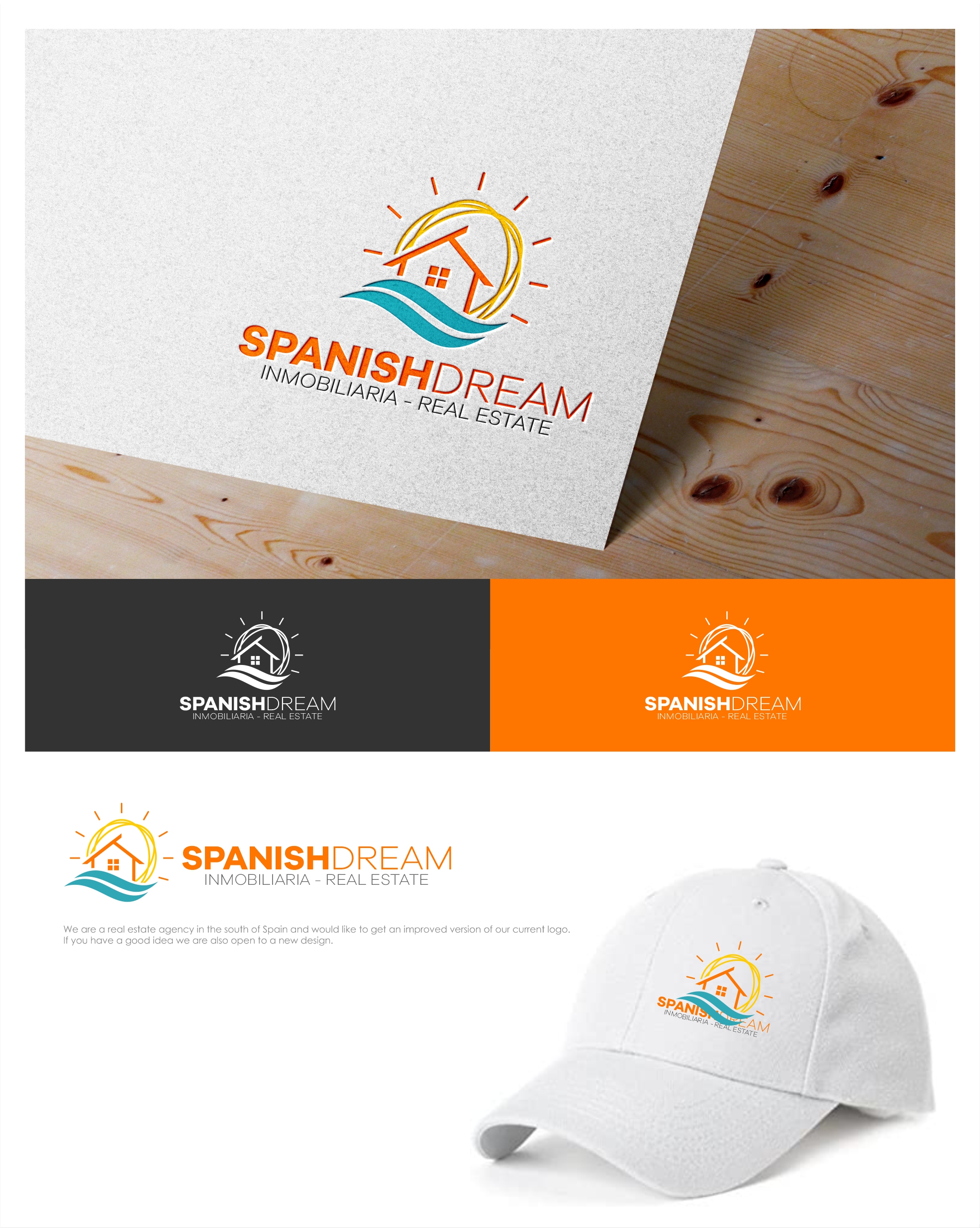 Diseño de Logo por momo57 para Spanish Dream Real Estate S.L., B75628917 | Diseño #28776925
