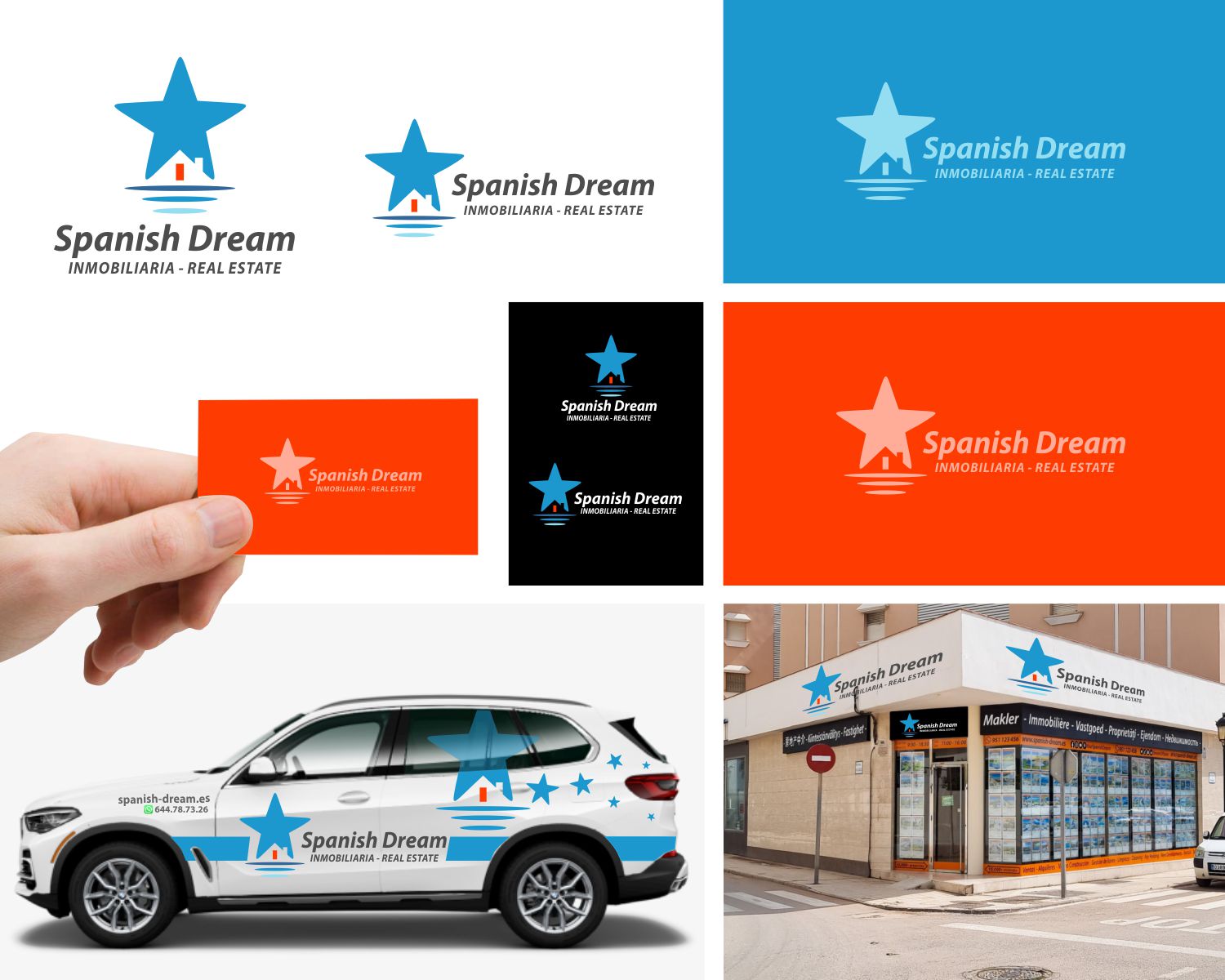 Design de Logo par DesignMX (Renan Mejia) pour Spanish Dream Real Estate S.L., B75628917 | Design #28769455