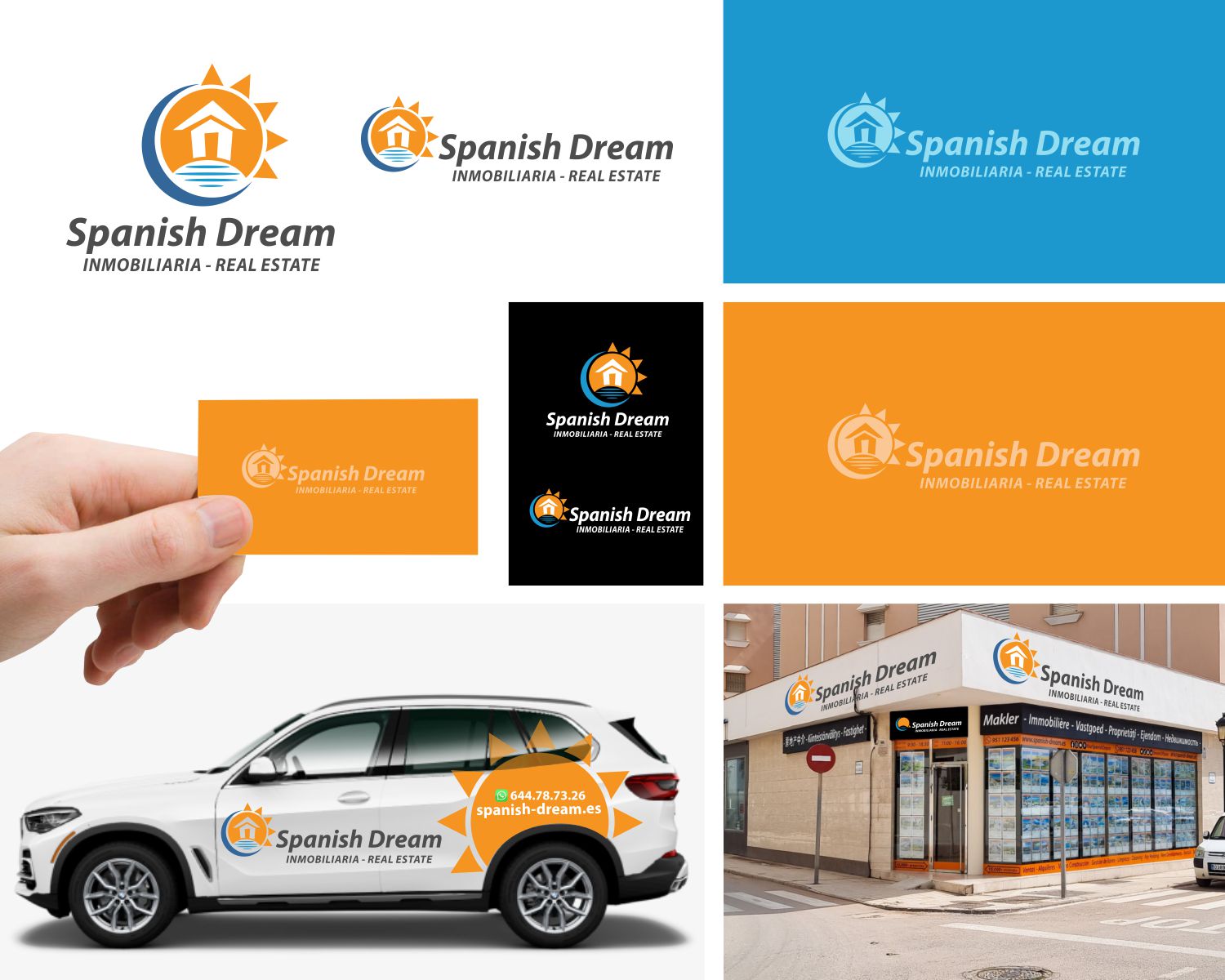 Logo Design by DesignMX (Renan Mejia) for Spanish Dream Real Estate S.L., B75628917 | Design #28775201