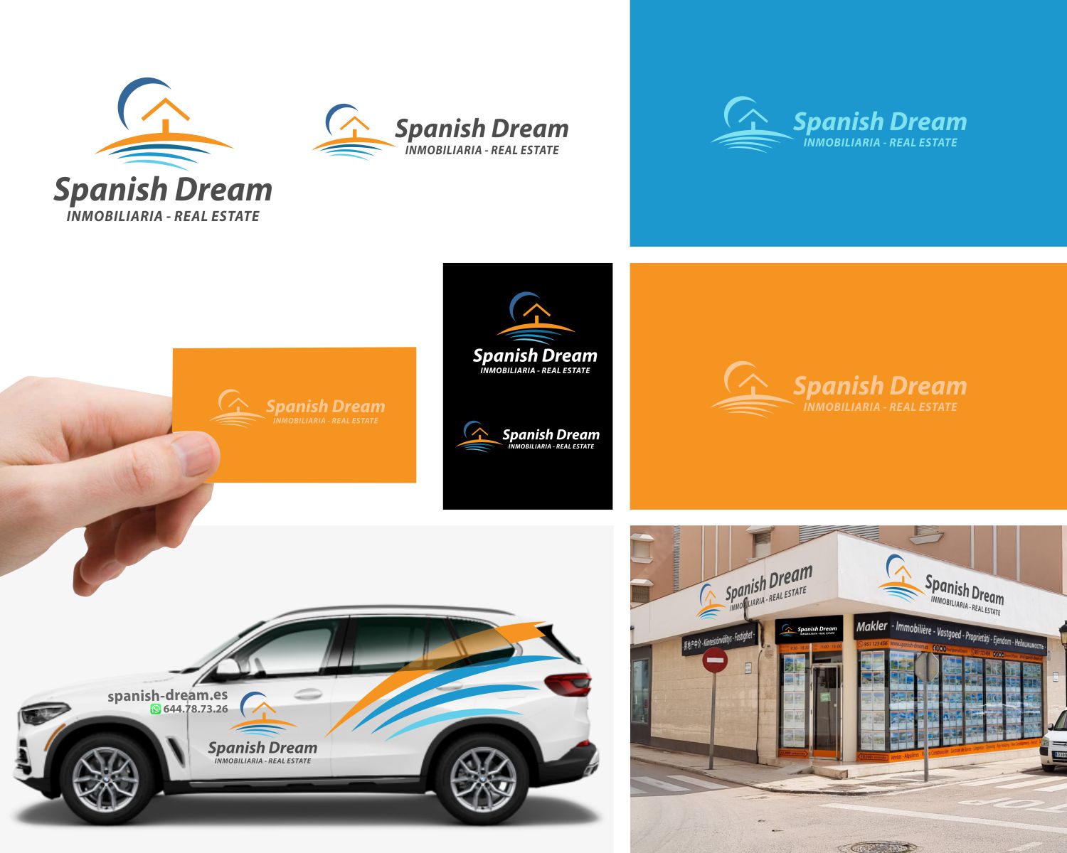 Logo Design by DesignMX (Renan Mejia) for Spanish Dream Real Estate S.L., B75628917 | Design #28775249