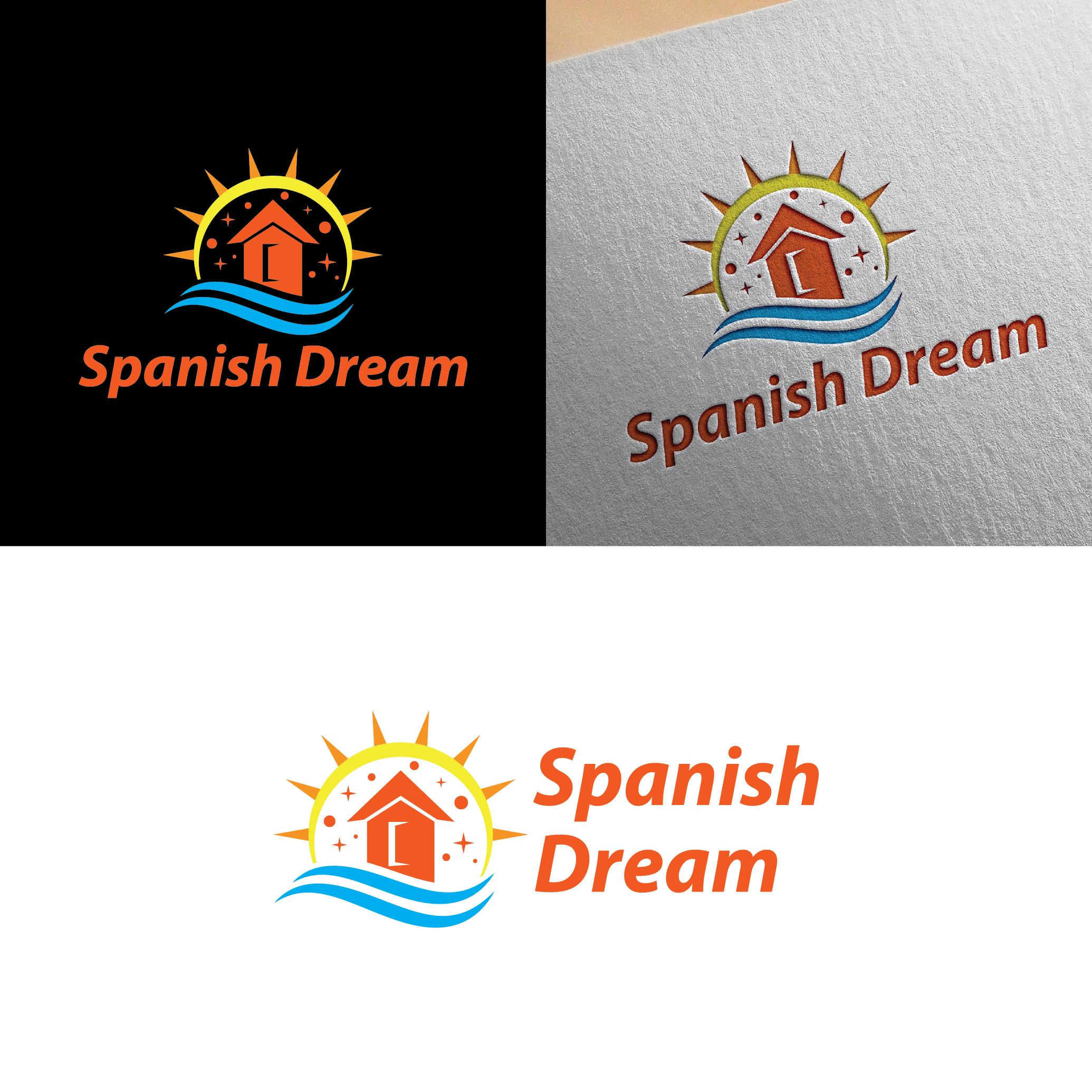 Diseño de Logo por GraphicTec para Spanish Dream Real Estate S.L., B75628917 | Diseño #28778422