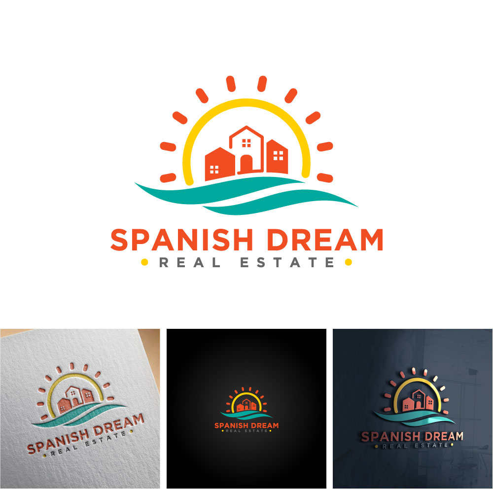 Logo Design by michellefrances for Spanish Dream Real Estate S.L., B75628917 | Design #28770332
