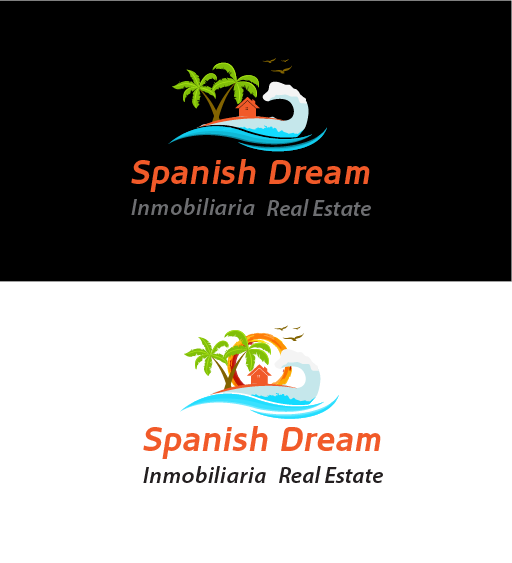 Logo Design by mikeeeey for Spanish Dream Real Estate S.L., B75628917 | Design #28801721