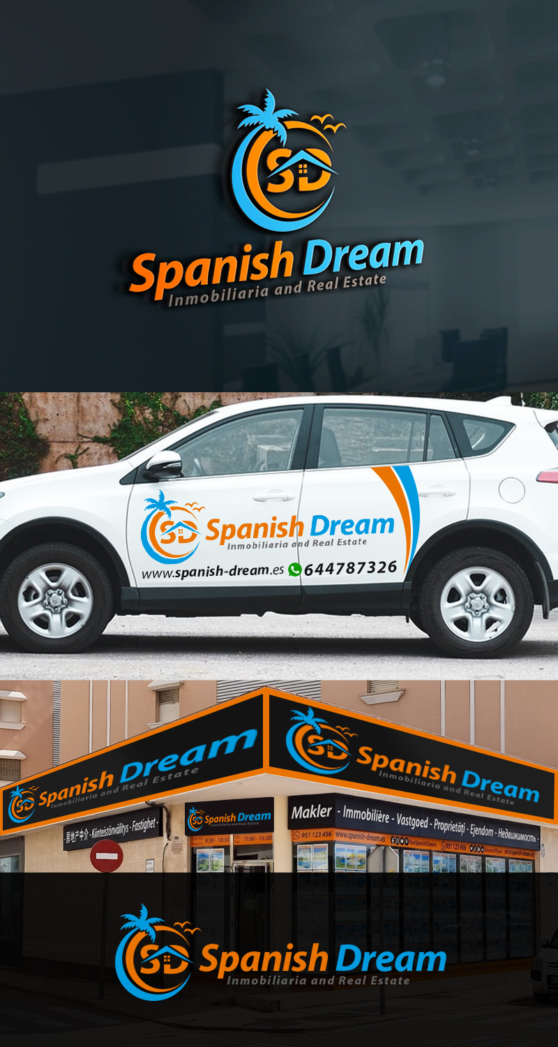 Logo-Design von MCreative für Spanish Dream Real Estate S.L., B75628917 | Design #28786696