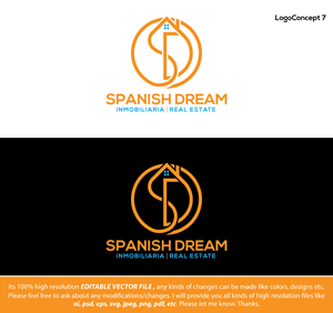 Design de Logo par FireflyArt pour Spanish Dream Real Estate S.L., B75628917 | Design : #28792478