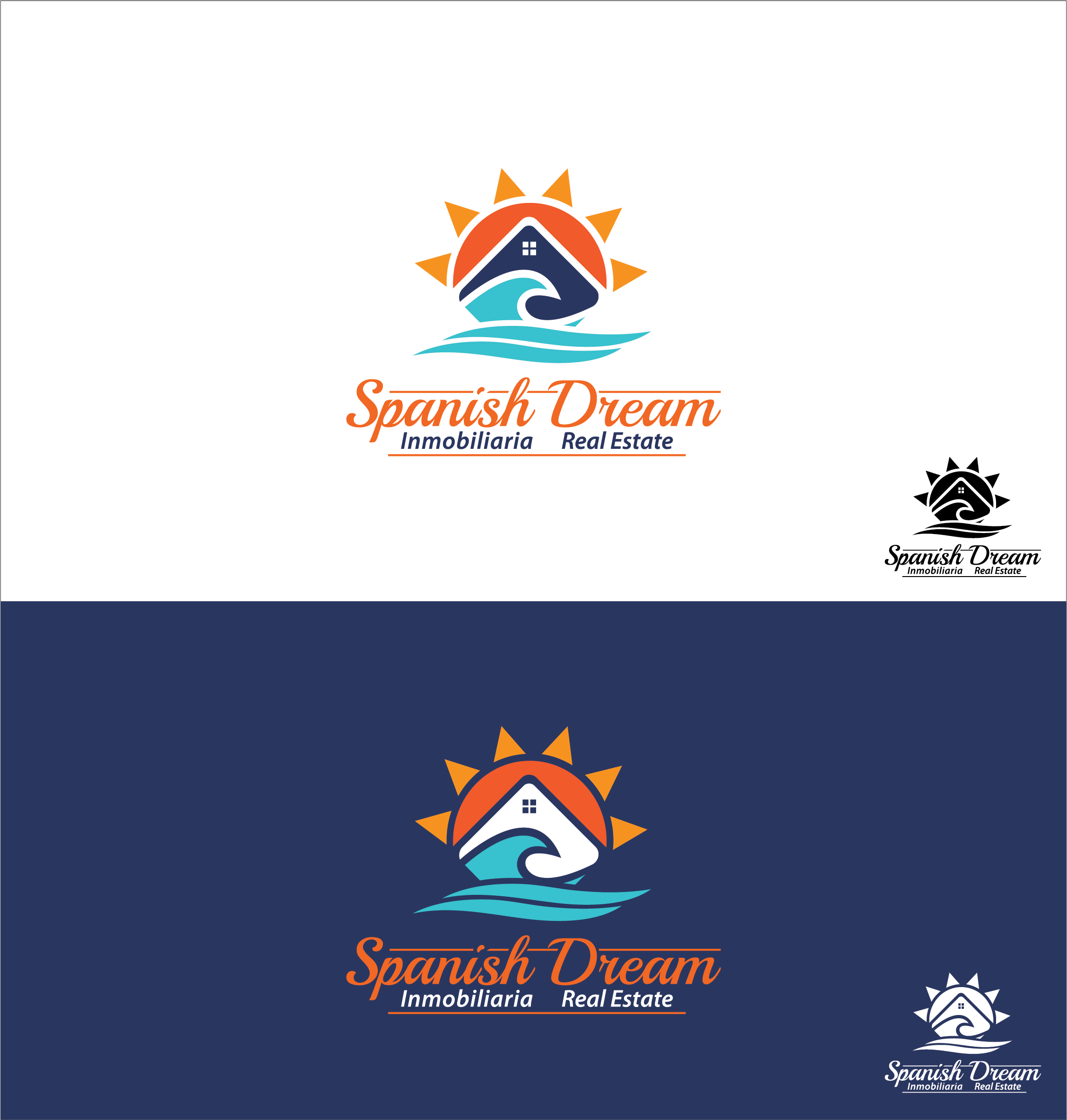 Logo Design by gauravgraphy for Spanish Dream Real Estate S.L., B75628917 | Design #28772298