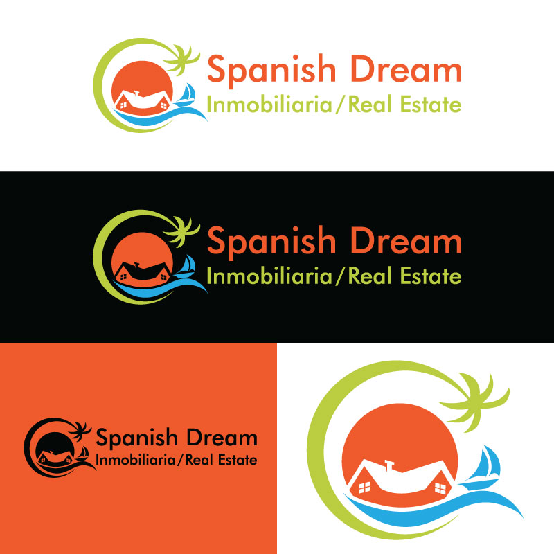 Logo Design by Krish Digiart for Spanish Dream Real Estate S.L., B75628917 | Design #28770677