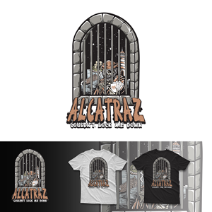Escape Room shirt for Alcatraz escape room | Diseño de Camiseta por duatitik.std