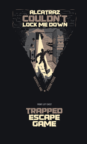 T-shirt Design by ally designs for Trapped Escape Game | Design: #28846873