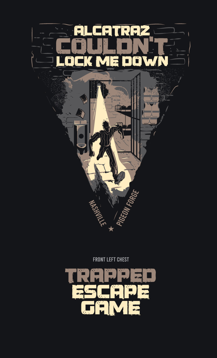 T-shirt Design by ally designs for Trapped Escape Game | Design #28850893