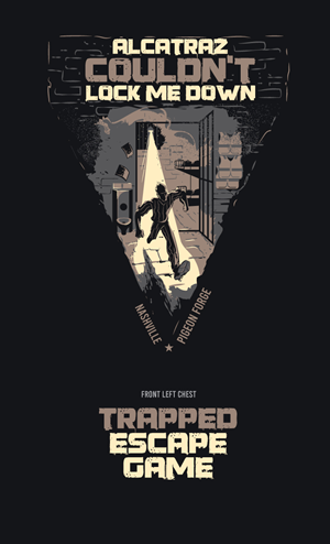 T-shirt Design by ally designs for Trapped Escape Game | Design: #28850893