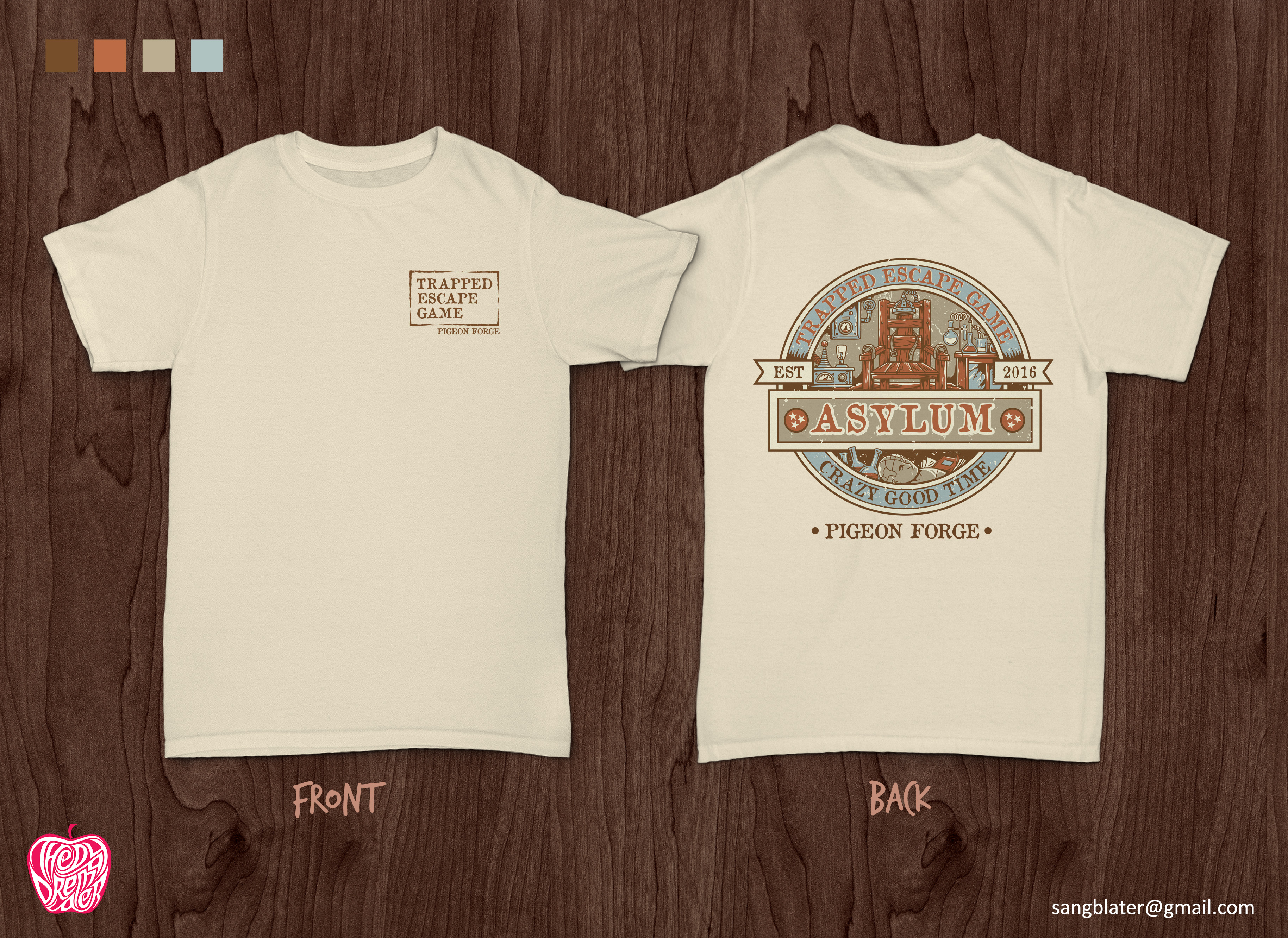 Design de T-shirt par SangBlater pour Trapped Escape Game | Design : #28816498