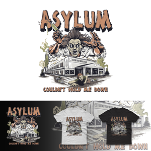 Escape Room Shirt for our Asylum escape room | T-shirt Design by duatitik.std