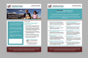 Flyer Design by KreativeMadz for International Association for Indigenous Aging | Design: #28801080