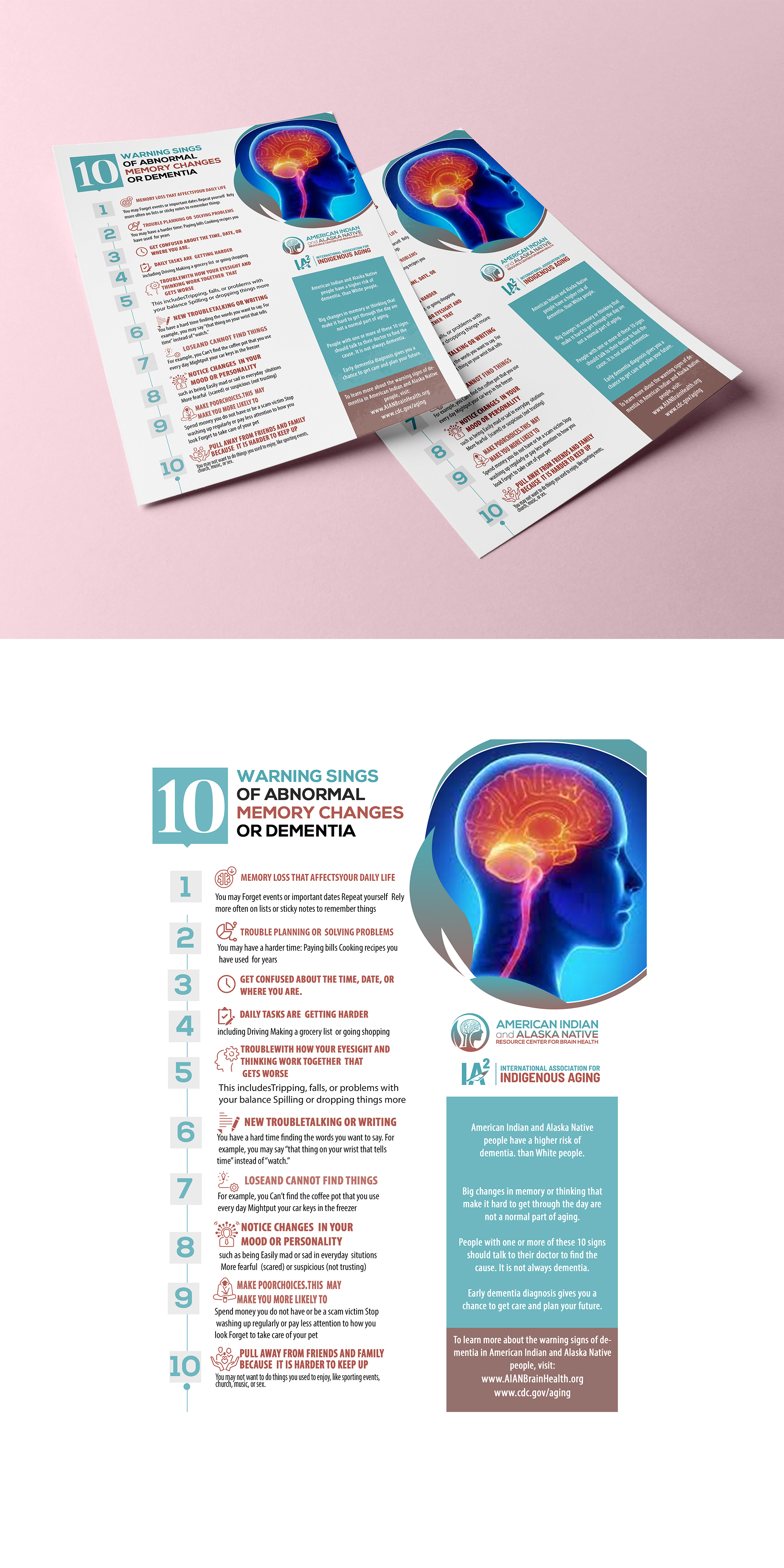 Diseño de Flyer por Design Motion para International Association for Indigenous Aging | Diseño #28781616