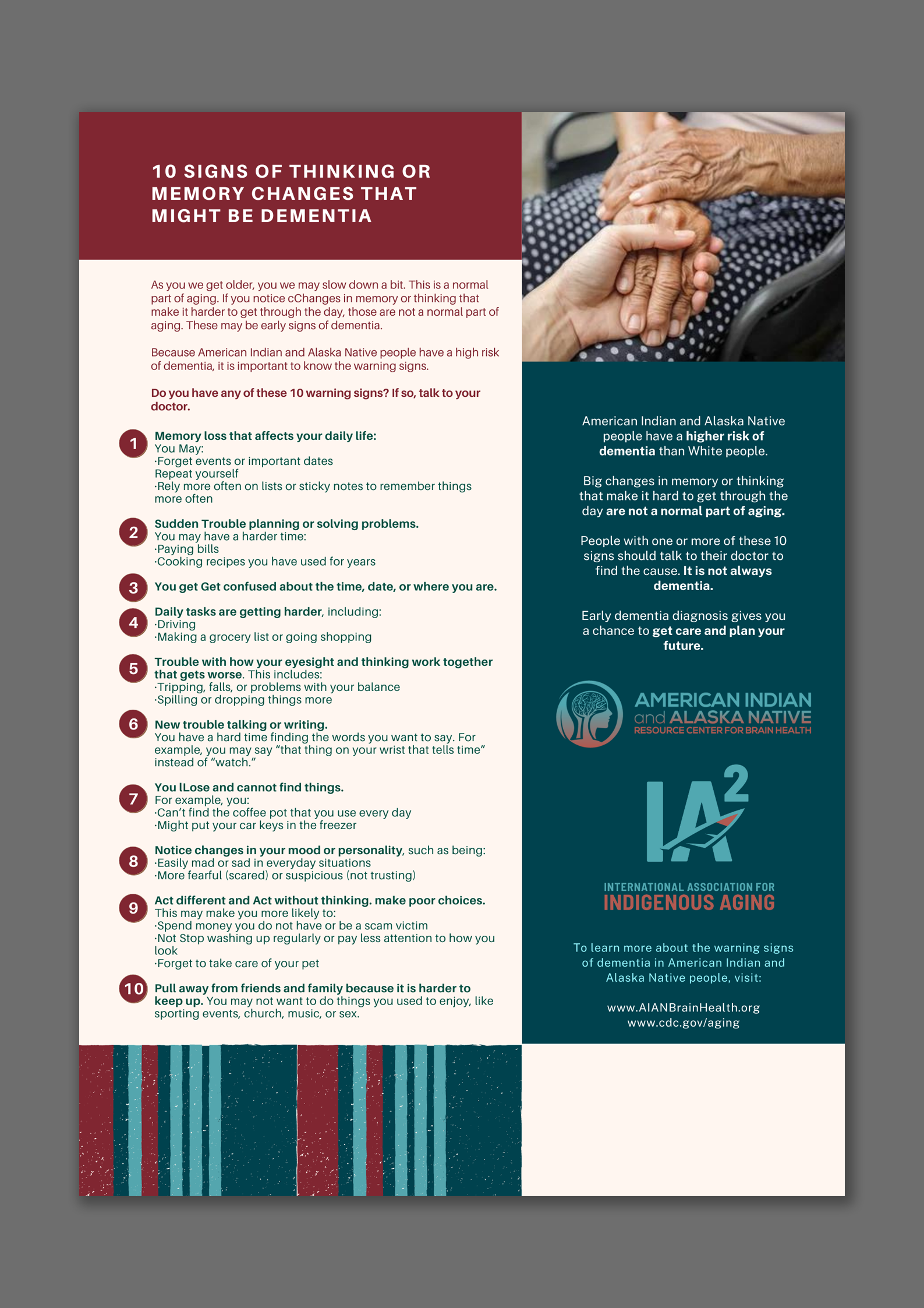 Design de Flyer par zahirdg pour International Association for Indigenous Aging | Design #28775445