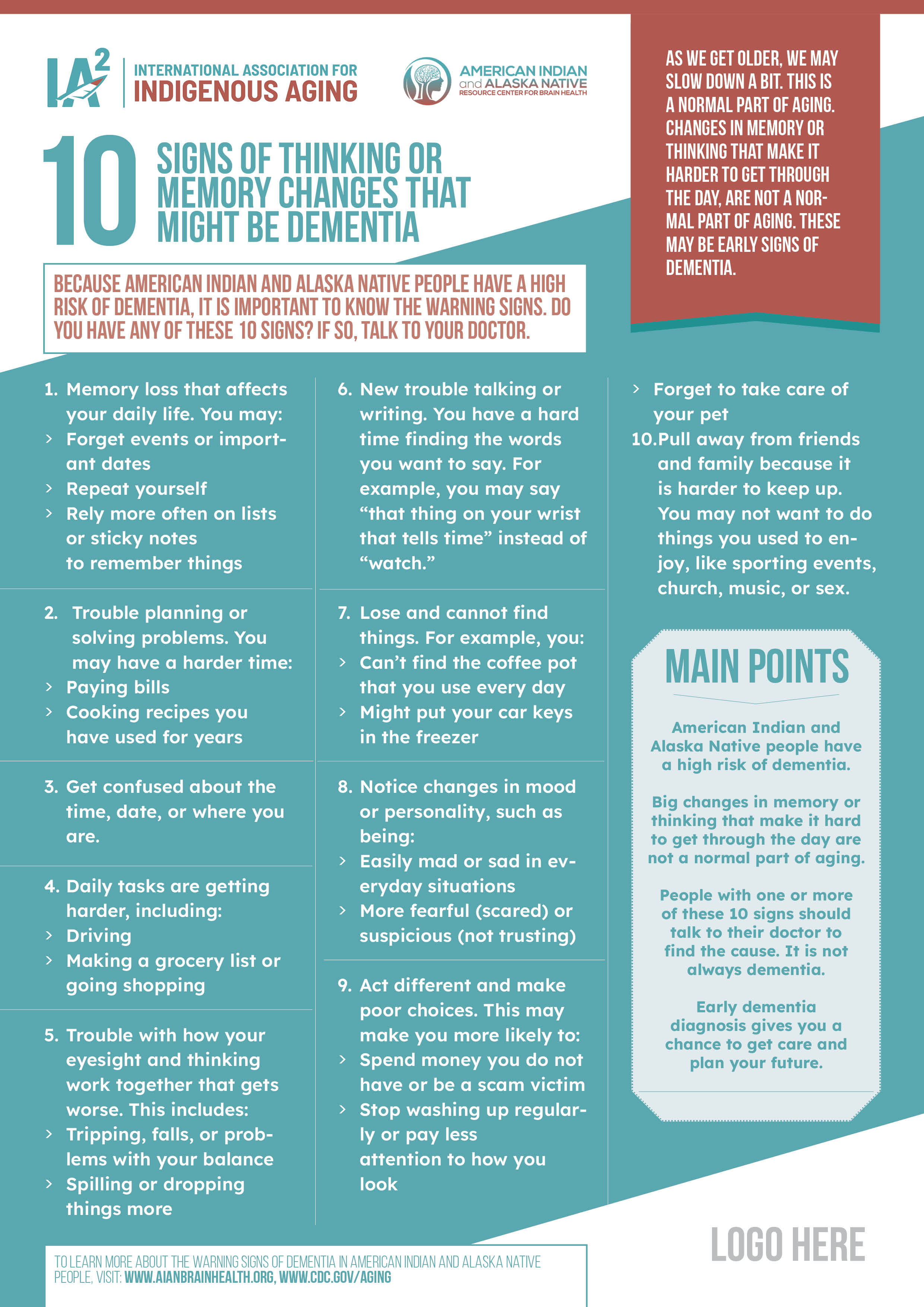 Flyer Design by Aghayarov for International Association for Indigenous Aging | Design #28794734