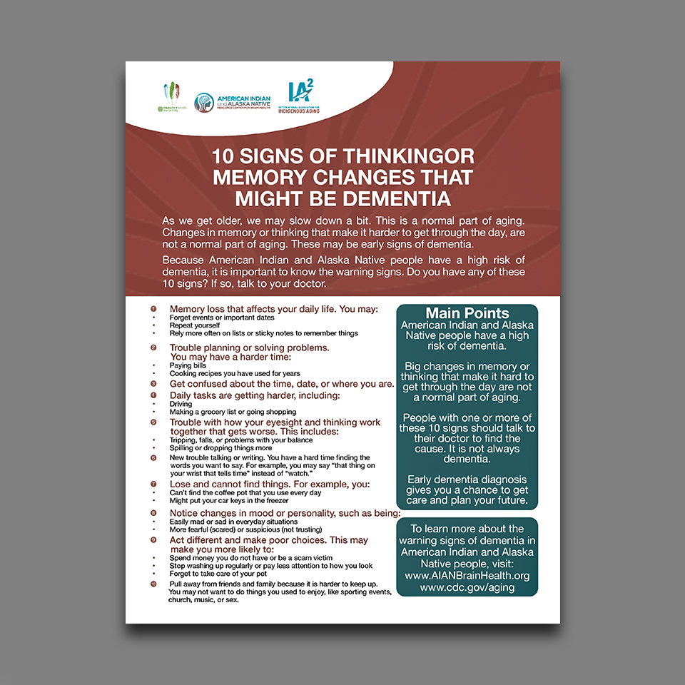 Flyer Design by AQKhan for International Association for Indigenous Aging | Design #28782187