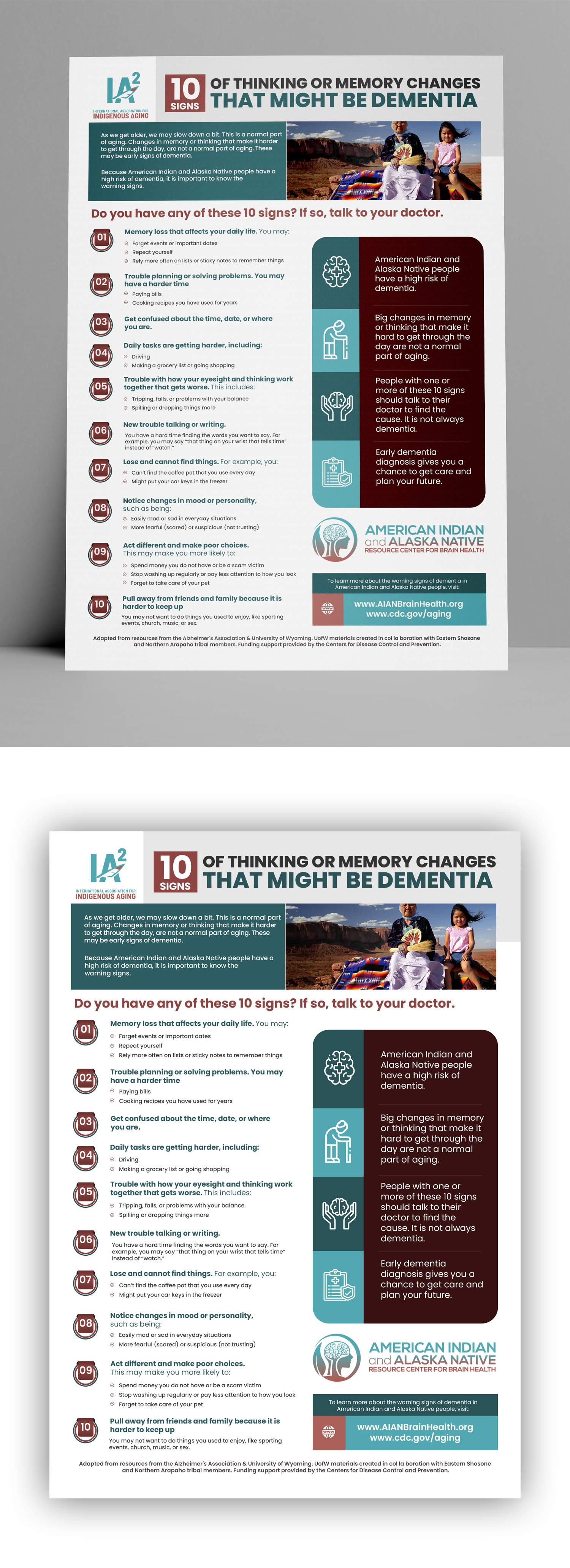 Flyer Design by debdesign for International Association for Indigenous Aging | Design #28771129
